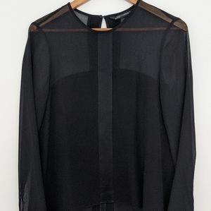 Zara black shirt small